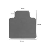 Marlow Chair Mat PVC Hard Floor Protectors T4463-NOPIN-BK