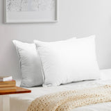 Giselle Bedding Goose Feather Down Pillow Twin Pack PILLOW-GOOSE-X2