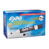EXPO White Board Marker Chisel Black Color Box of 12 V177-D-EXP80001