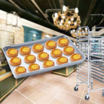 SOGA Gastronorm Trolley 16 Tier Stainless Steel with Aluminum Baking Pan Cooking Tray for Bakers SOGA1310-16X6040
