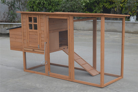 YES4PETS Large Chicken Coop Rabbit Hutch Cat Ferret Cage Hen Chook House V278-CH009