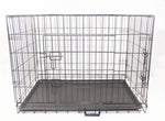 YES4PETS 48' Portable Foldable Dog Cat Rabbit Collapsible Crate Pet Rabbit Cage with Cover V278-CR48-W-COVER-BK