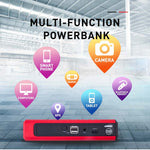 E-POWER 25000mAh Jump Starter Portable 12V Battery Pack Powerbank Charger Booster LED Torch V219-ATOJMPEPRB25K