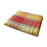 Cotton Plaid Checks Round Table Cloth 180cm Diameter Yellow V442-BZO-TABLEC-PLAIDCHECKS180-YELLOW-RD