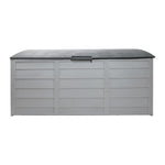 Gardeon Outdoor Storage Box 290L Lockable Organiser Garden Deck Shed Tool Grey OSB-290L-GG