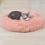 Pet Dog Bedding Warm Plush Round Comfortable Nest Comfy Sleep kennel Pink XL 100 V360-PTDB0000-PK-XL