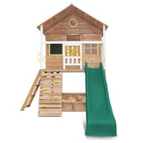 Lifespan Kids Warrigal Cubby House - Green Slide V420-LKCH-WAR-GRN