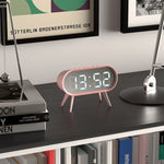 Newgate Space Hotel Cyborg Led Alarm Clock Pink V398-NGSH-CYBO-S1-PK