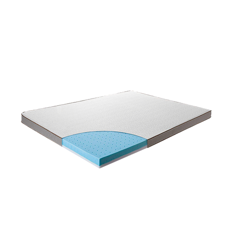 Palermo King Memory Foam Mattress Topper Cooling Gel Infused CertiPUR Approved V63-835391