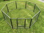 YES4PETS 2 X 8 Panel 60 cm Heavy Duty Pet Dog Puppy Cat Rabbit Exercise Playpen Fence V278-2-X-HPL60