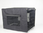 YES4PETS 30' Portable Foldable Dog Cat Rabbit Collapsible Crate Pet Cage with Cover V278-CR30-W-COVER-BK