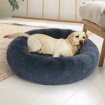 PaWz Pet Bed Cat Dog Donut Nest Calming XXXL Dark Grey XXX-Large JC1058-XXXL-BL