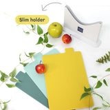 Index Cutting Board Set 3P with a Holder Kitchen Stand Fish Chopping Board V274-HA-TS-CUTBD-3P