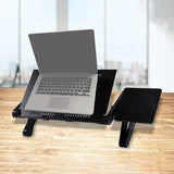 Aluminium Alloy Folding Laptop Computer Stand Desk Table Tray On Bed Mouse V63-827821