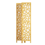 Artiss 4 Panel Room Divider Screen 162x170cm Clover Natural RD-4016-4P-NT