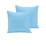 Pair of 280TC Polyester Cotton European Pillowcases Sky V442-ABR-PILLOWC-280TCPAIR-SKY-EU