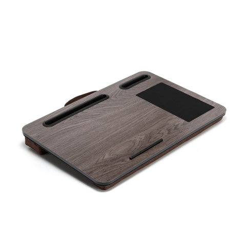 Kandaka Iron Grey Oak Lap Desk Laptop Tablet Stand Cushioned Lapdesk Mousepad V274-FT-GO27-LD-IGO