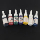 Rotary Tattoo Pen Kit 1 Wireless Motor Tattoo Machine 7 Inks 20 Needles 1Battery V201-HLWS007-BLACK