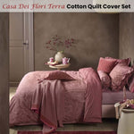 PIP Studio Casa Dei Fiori Terra Cotton Quilt Cover Set King V442-HIN-QUILTCS-CASADEIFIORI-TERRA-KI