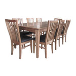 Fairmont 210cm Dining Table Solid Tasmanian Oak Timber Wood Smoke V315-CLDT02-SMK