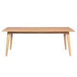 Emilio 180cm Dining Table Scandinavian Style Solid Ash Wood Oak V315-VOD-LIPW-02