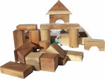 NATURAL WOOD BLOCKS 34 PCS V59-455