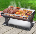 Grillz Fire Pit BBQ Grill Steel FPIT-BBQ-STEEL