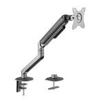 BRATECK Single Monitor Economical Spring-Assisted Monitor Arm Fit Most 17'-32' Monitors, Up to 9kg V177-L-MABT-LDT63-C012-B