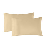 Royal Comfort Blended Bamboo Quilt Cover Sets - Oatmeal - King ABM-10002338