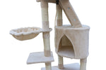 YES4PETS 120 cm Multi level Cat Kitten Scratching Post Tree-Beige V278-CT120-BEIGE