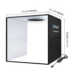 30CM Portable Photo Studio LED Light Tent Bar Cube Soft Box Room Photography V201-ELYEWUBLETC005