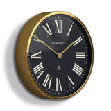 Newgate Mr Butler Wall Clock Radial Brass V398-NGPUT735RAB