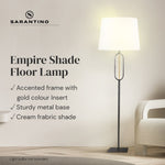 Sarantino Classic Floor Lamp with Empire Shade LMP-MLM-50792-01