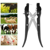 Ear Tag Applicator Plier + Case - Alloy Livestock Animal Cattle Punch Tagger V238-SUPDZ-32575052021840