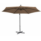 Milano Outdoor - Outdoor 3 Meter Hanging and Folding Umbrella - Latte ABM-10001698