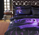 Rose Double Size Quilt/Duvet Cover Set V493-MD-214