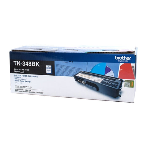 Brother TN-348BK Colour Laser Toner - Super High Yield Black-HL- 4150CDN/4570CDW, DCP-9055CDN, V177-D-BN348B