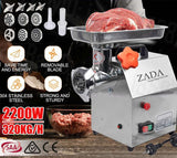 1.63HP Commercial Meat Mincer- Electric Grinder & Sausage Maker Filler 1200W V549-EB284177046047