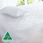 Luxor Aus Made Fully Fitted Cotton Quilted Mattress Protector V535-QUILTED-MP-K