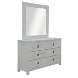 Myer Dresser Mirror Vanity Dressing Table Solid Mindi Wood Frame White Wash V315-VOB-ATLA-07