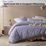 Accessorize Tipo Lilac Chenille Quilt Cover Set King V442-HIN-QUILTCS-TIPO-LILAC-KI