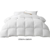 Giselle Bedding 500GSM Goose Down Feather Quilt Super King QUILT-GOOSE-95-SK