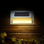 Solar Step Light – Warm White with Silver Case V341-SSGL-03