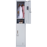 2-Door Vertical Locker for Office Gym Shed School Home Storage V63-832441