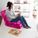 SOGA Floor Recliner Folding Lounge Sofa Futon Couch Folding Chair Cushion Pink LOUNGECHAIRPINK