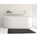 Toggle Microfiber Bath Mat Medium Charcoal V442-INT-BATHM-TOGGLEMEDIUM-CHARCOAL-RE