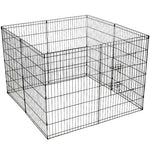 YES4PETS 42' Dog Rabbit Playpen Exercise Puppy Enclosure Fence with cover V278-PL42WCOVER