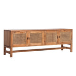 Jasmine ETU Entertainment TV Unit 160cm 4 Door Mindi Wood Rattan - Brown V315-VOUT-BELT-02