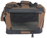 YES4PETS Large Fordable Pet Dog Puppy Soft Crate With Curtain-Brown V278-SC7052-L_BROWN