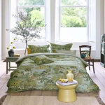 PIP Studio Toscana Green Cotton Quilt Cover Set Queen V442-HIN-QUILTCS-TOSCANA-GREEN-QS